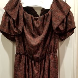 Gibson Latimer Red and Black Jumpsuit Sz Large